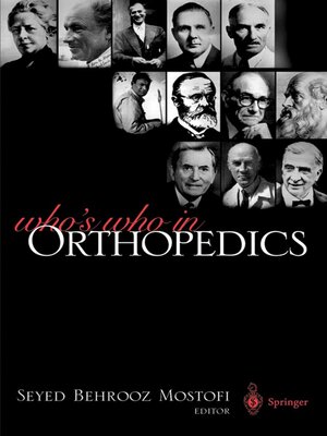cover image of Who's Who in Orthopedics
